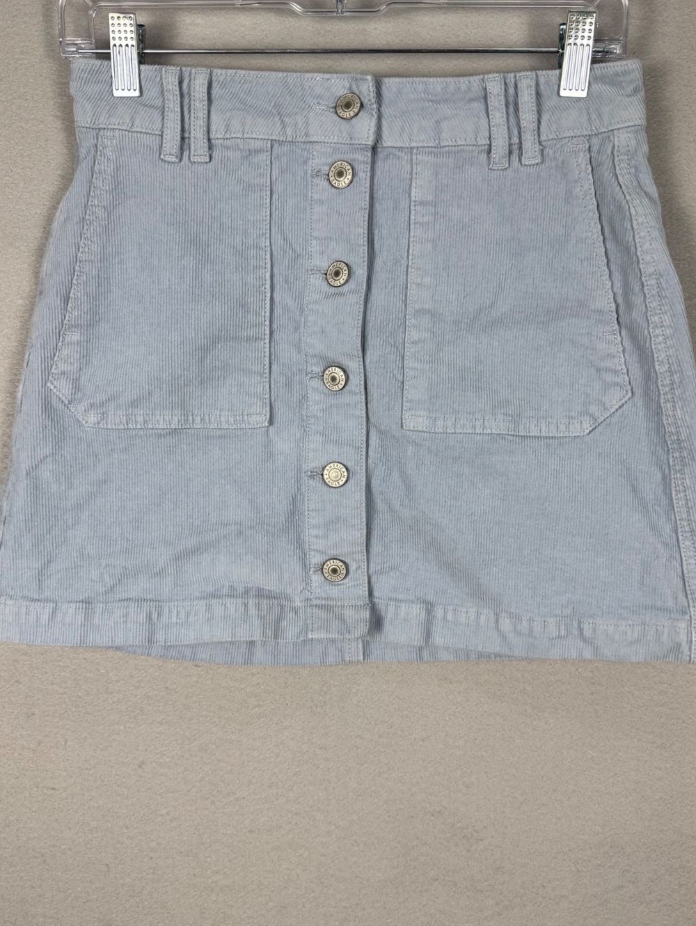 American Eagle Women's Size 4 Corduroy Button Skirt